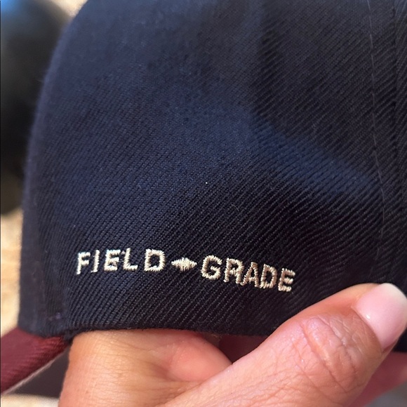 Field Grade Standing on Business Navy and Maroon Cap - Picture 4 of 11